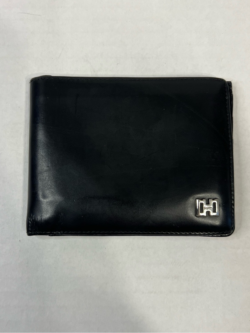 Salvatore Ferragamo Black leather bifold wallet